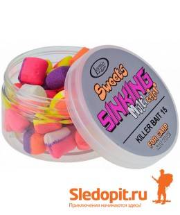 Бойлы Lorpio Sweets Killer Bait тонущие 18мм мультиколор 50г