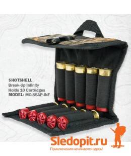 Патронташ на ремень на 10 патронов Mossy Oak 12, 16, 20 калибра