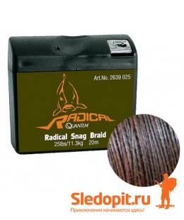 Поводочный материал Quantum Radical Snag Braid 20m 11.3kg